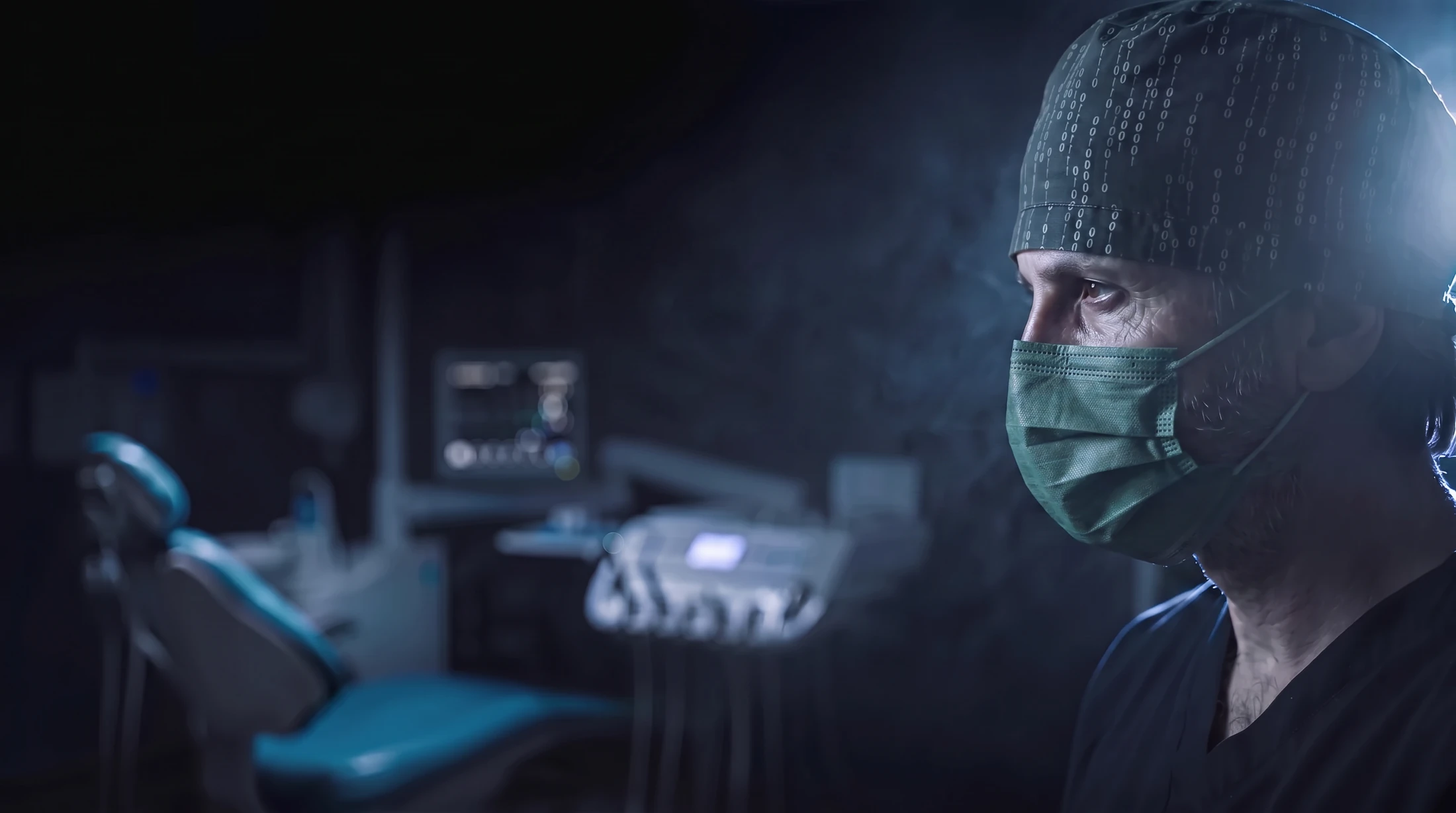 Dr. Gianluca Gentile in the operating room
