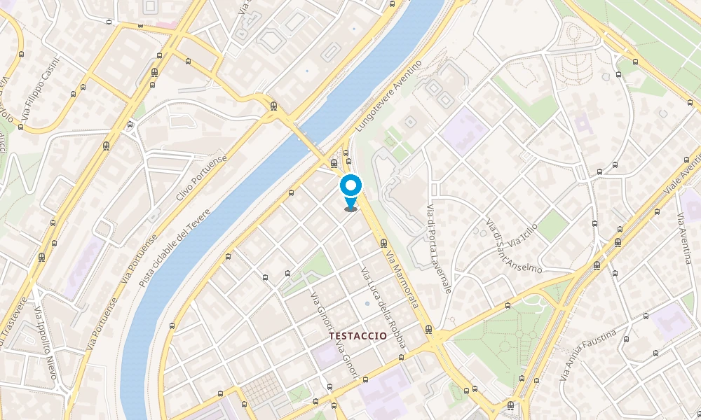 Map: Ambulatorio Odontoiatrico Dottor G, Via Giovanni Branca 12/14, Testaccio, Rome