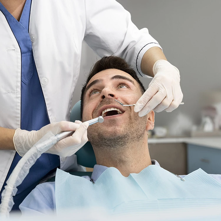 Seduta di igiene professionale